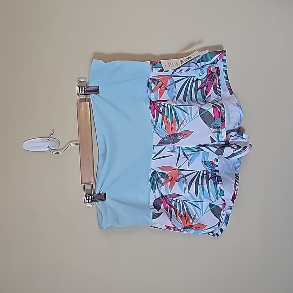 New Roxy Endless Summer Printed 2" Swim Boy Shorts - Bloomin Babe Size Small NWT